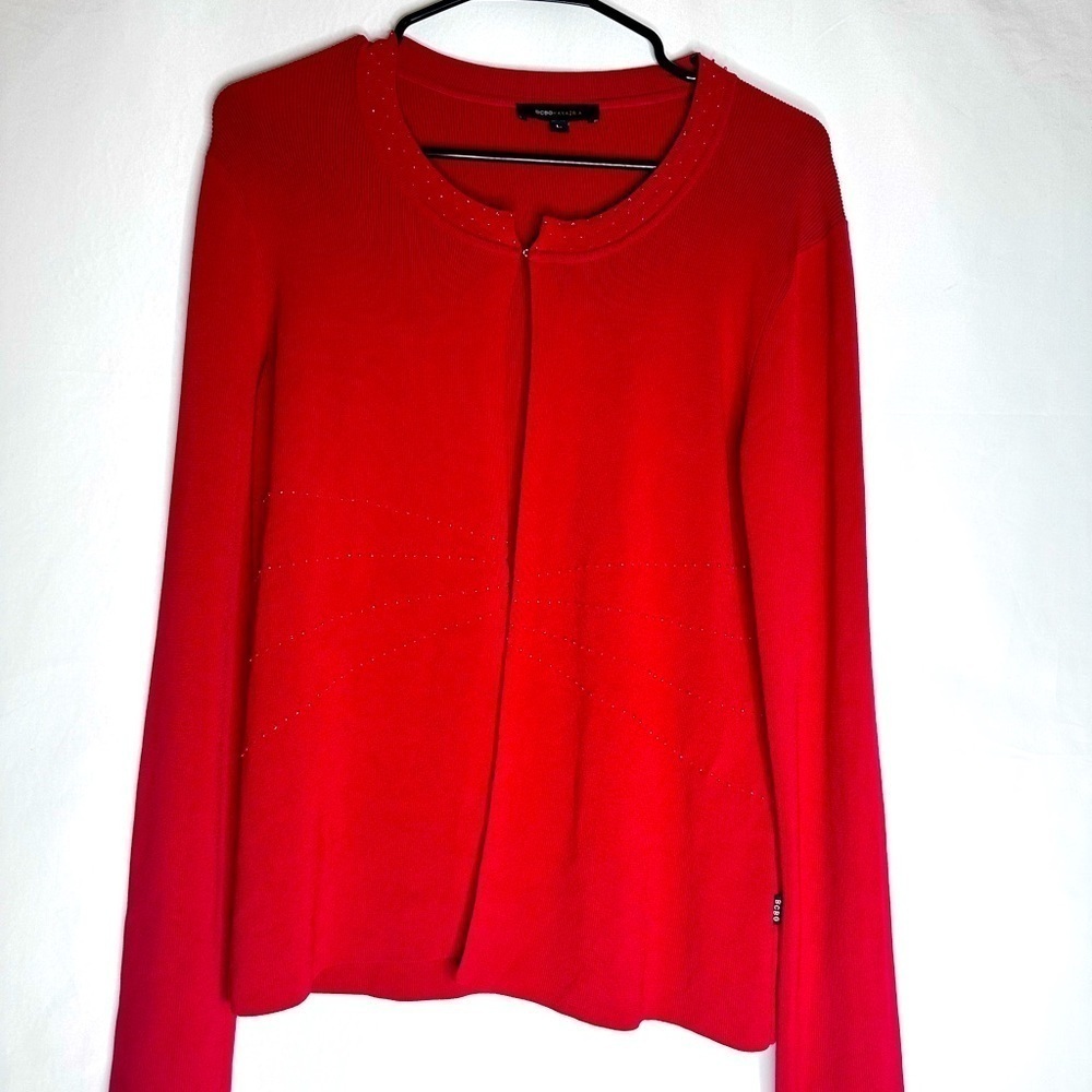 bcbgmaxazria Red Cardigan
